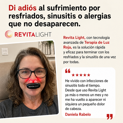 NasoRelief™   Pro   |  Dispositivo nasal de luz infrarroja