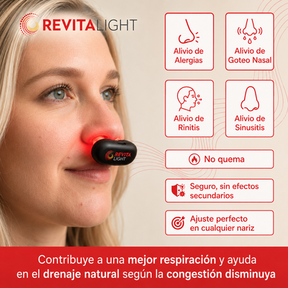 NasoRelief™   Pro   |  Dispositivo nasal de luz infrarroja