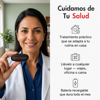 NasoRelief™   Pro   |  Dispositivo nasal de luz infrarroja