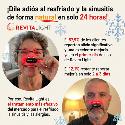 NasoRelief™   Pro   |  Dispositivo nasal de luz infrarroja