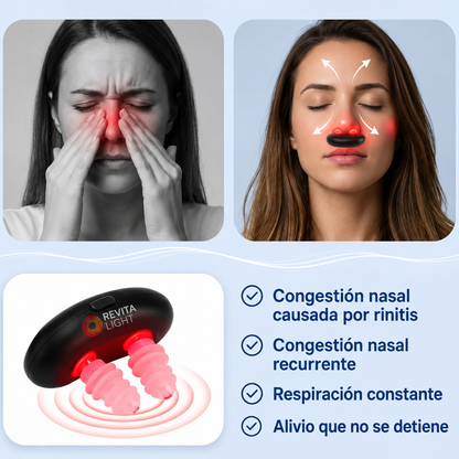 NasoRelief™   Pro   |  Dispositivo nasal de luz infrarroja